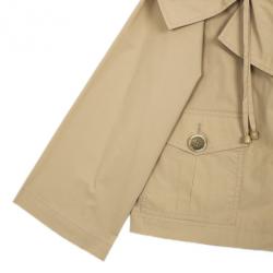 Pre Owned Valentino Cream Cotton Jacket M