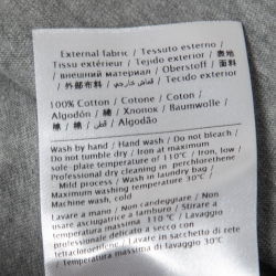 Pre Owned Valentino Grey Cotton Rockstud Detail Crewneck T-Shirt L