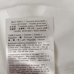 Pre Owned Valentino White/Red Logo Print Cotton Jersey T-Shirt S