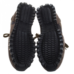 Pre Owned Valentino Multicolor Camo Butterfly Printed Rockrunner Sneakers Size 42