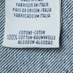 Pre Owned Versace Jeans Couture Blue Denim Button Front Jacket XL