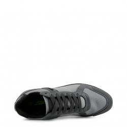 Versace Jeans Grey Fabric and Suede Lace Up Sneakers Size 43