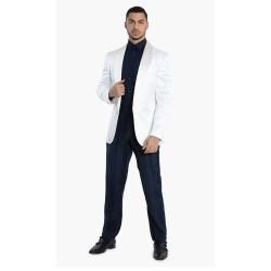 Versace White Tailored Fit Suit Jacket L (IT 50)