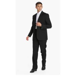 Versace Black Solid Double Buttoned Suit 4XL (IT 58)