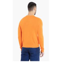 Pre Owned Versace Orange Versus Gianni Crew Neck Sweater XS (IT 44)