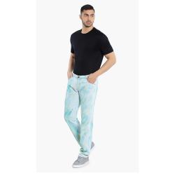 Pre Owned Versace Blue Versace Jeans Multi-Colored Slim Fit Pants L (34)
