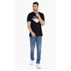 Versace Black Logo Graphic Print T-Shirt L