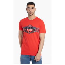 Versace Red Logo Graphic Print T-Shirt XL