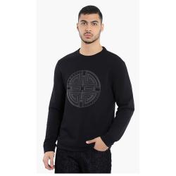 Pre Owned Versace Black Logo Cotton Sweatshirt XL