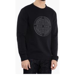 Pre Owned Versace Black Logo Cotton Sweatshirt XL