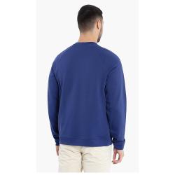 Pre Owned Versace Blue Logo Cotton Sweatshirt L