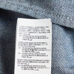 Versace Blue Printed Denim Jacket XL