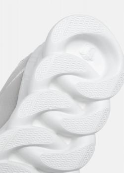 Versace White Chain Reaction Sneakers Size EU 40.5