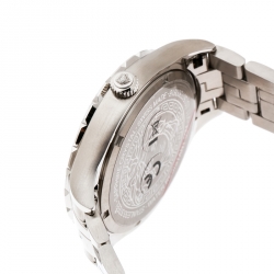Versace Blue Stainless Steel Hellenyium GMT V11 Men's Wristwatch 42 mm