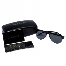 Versace Black MOD.2189 Aviator Sunglasses