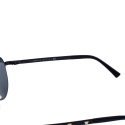 Versace Black MOD.2189 Aviator Sunglasses
