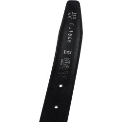 Pre Owned Versace Black Leather Belt 115CM