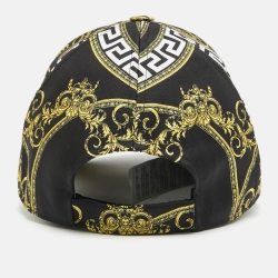 Versace Medusa Greca Barocco Printed Curved Peak Baseball Cap