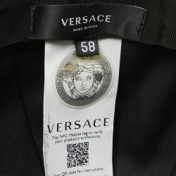 Versace Medusa Greca Barocco Printed Curved Peak Baseball Cap