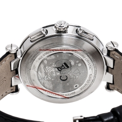 Pre Owned Versace Black Stainless Steel V Race 23C Men's Wristwatch 42 mm