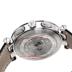 Pre Owned Versace Black Stainless Steel V Race 23C Men's Wristwatch 42 mm