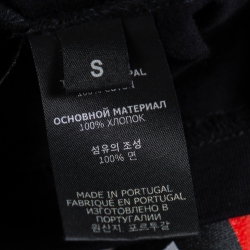 Pre Owned Vetements Black Jersey Knit Wild Unicorn T-Shirt S