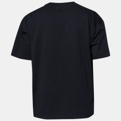 Pre Owned Vetements Black Jersey Knit Wild Unicorn T-Shirt S