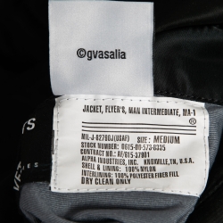 Vetements Black Padded Zip Front Puffer Jacket M