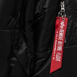 Vetements Black Padded Zip Front Puffer Jacket M