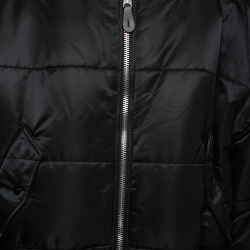 Vetements Black Padded Zip Front Puffer Jacket M
