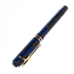Visconti Blue R.M.S Titanic Limited Edition 1878 Fountain Pen, with 18 K Two Tone Gold Nib M