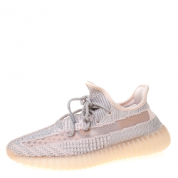 Defectuoso blanco lechoso Jarra Yeezy x Adidas Light Pink/Grey Cotton Knit Boost 350 V2 Synth  Non-Reflective Sneakers Size 42 Yeezy | TLC