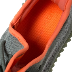 Yeezy x Adidas Grey Knit Fabric Boost 350 V2 Desert Sage Reflective Sneakers Size 44