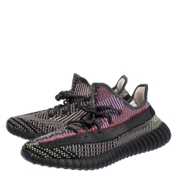 Pre Owned Yeezy Multicolor Yecheil Cotton Knit Boost 350 V2 Sneakers Size 46