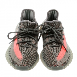 Yeezy x Adidas Two Tone Cotton Knit Boost 350 v2 Zebra Sneakers Size 37.5