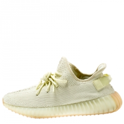 Pre Owned Yeezy x Adidas Butter Cotton Knit Boost 350 V2 Sneakers Size 42.5