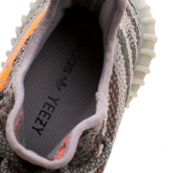 Yeezy x Adidas Two Tone Cotton Knit Boost 350 v2 Zebra Sneakers Size 38.5