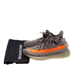 Yeezy x Adidas Two Tone Cotton Knit Boost 350 v2 Zebra Sneakers Size 38.5