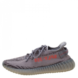 Yeezy x Adidas Grey/Orange Knit Fabric Boost 350 V2 Beluga Reflective  Sneakers Size 39 1/3 Yeezy x Adidas