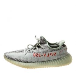 Yeezy x Adidas Two Tone Cotton Knit Boost 350 v2 Zebra Sneakers Size 38