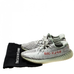 Yeezy x Adidas Two Tone Cotton Knit Boost 350 v2 Zebra Sneakers Size 38