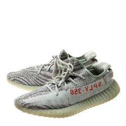 Yeezy x Adidas Two Tone Cotton Knit Boost 350 v2 Zebra Sneakers Size 38