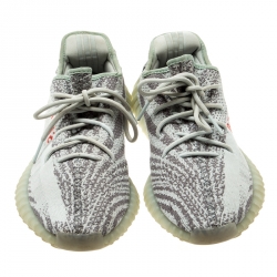 Yeezy x Adidas Two Tone Cotton Knit Boost 350 v2 Zebra Sneakers Size 38