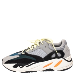 Pre Owned Yeezy x Adidas Multicolor Mix Media Boost 700 Wave Runner Sneakers Size 45.5