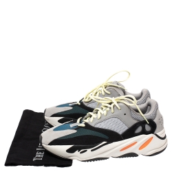 Pre Owned Yeezy x Adidas Multicolor Mix Media Boost 700 Wave Runner Sneakers Size 45.5