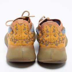 Pre Owned Yeezy x Adidas Multicolor Knit Fabric Boost 380 Blue Oat Reflective Sneakers Size 43 1/3