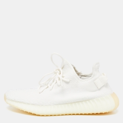 X Off Knit Fabric Boost 350 V2 Triple Sneakers