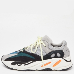 X Tricolor Mesh Leather And Suede Boost 700 Wave Runner Sneakers