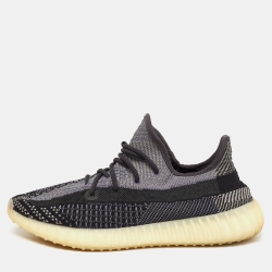 X Black/grey Knit Fabric Boost 350 V2 Carbon Sneakers