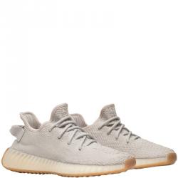 مملوكة مسبقًا  حذاء رياضي يزي × أديداس بوست 350 v2 قطن بيج / رصاصي مقاس 41